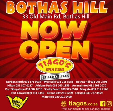 Bothas Hill Now Open