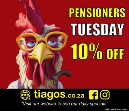 PENSIONER TUESDAY