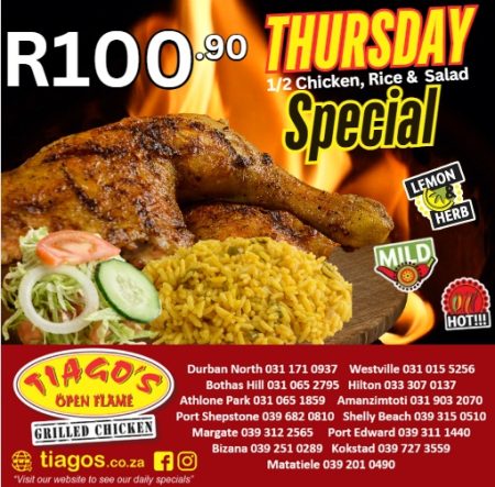 Thusday Daily Special May 2026